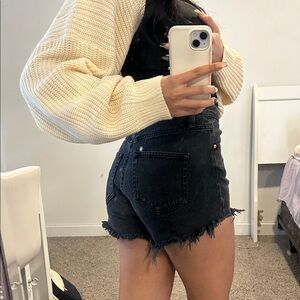 Wild Fable Black Jean Shorts